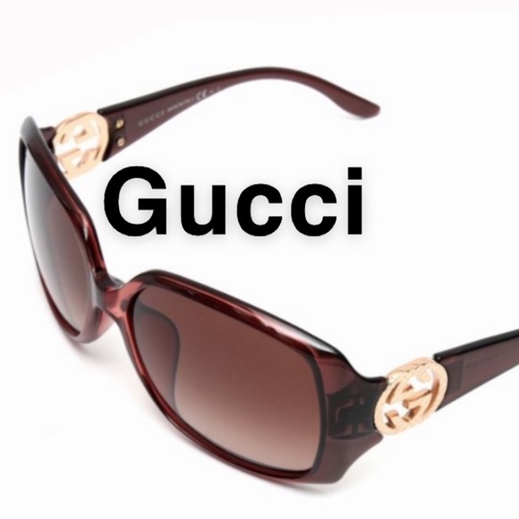 Gucci sunglasses luxury designer fashion gg brown gold